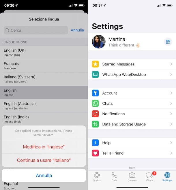 Cómo poner WhatsApp en inglés 【Top Manuales® 2021】